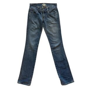 Tag Vintage Low Rise Straight Jeans Women's sz. 25 0 Blue Y2K 90s Retro